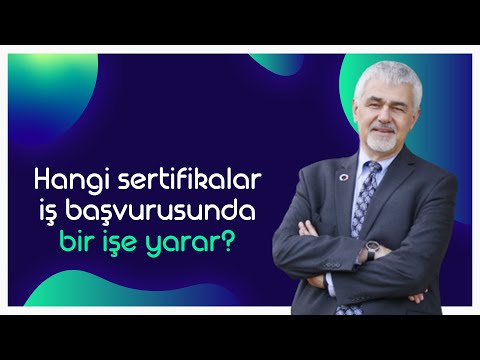 Hangi Sertifikalar İşe Yarar? I Prof.Dr. Erhan Erkut