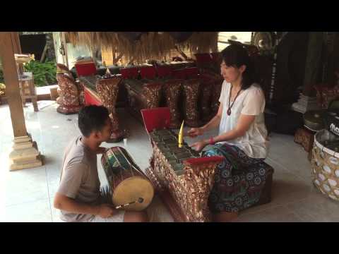 gamelan lesson in ubud.Bali 2015.September.vol1「3度目のガムラン楽器レッスン in ウブド 2015.9月」