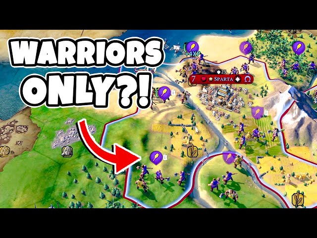 Can I Win Civ 6 With ONLY Warriors?! class=