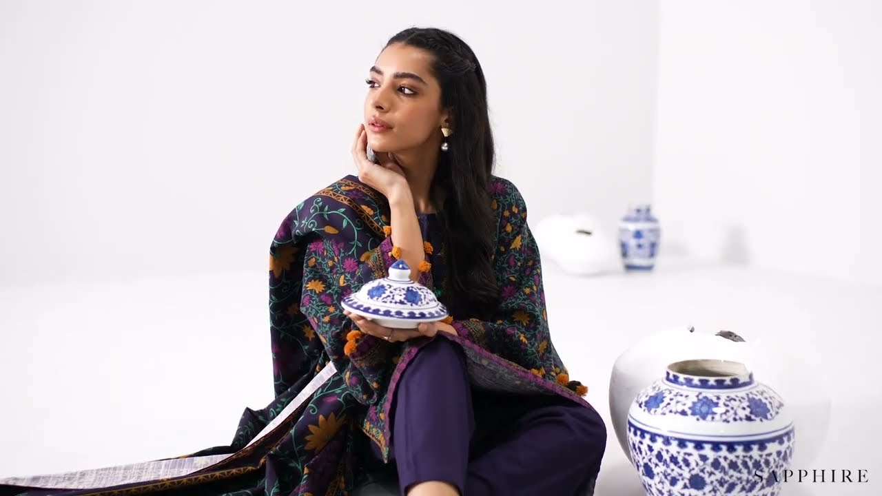 SAPPHIRE | Unstitched - Daily Winter Collection 2022 | Available Now