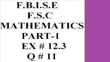 11th Class Maths | Chapter 12 | Exercise 12.3 | Question 11 | Application of Trigonometry