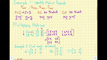 Advanced Algebra: Lesson 4.2 - Multiplying Matrices