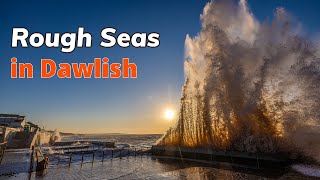 Huge Waves Hit Dawlish as Trains Run Through Devon