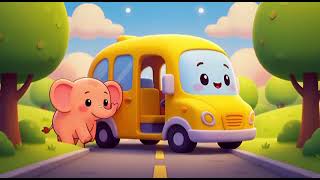 Animal bus adventure rhyme for kids 