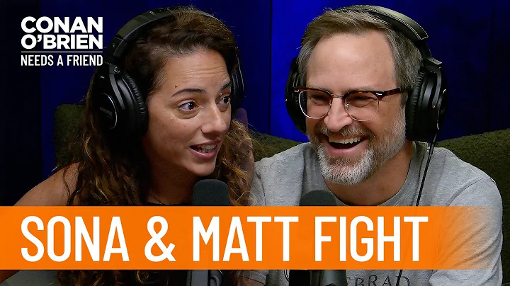 Sona & Matt Fight About Their Unibrows | Conan O'B...