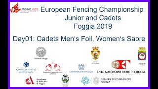 Cadetsb Men's Foil & Women's Sabre.
