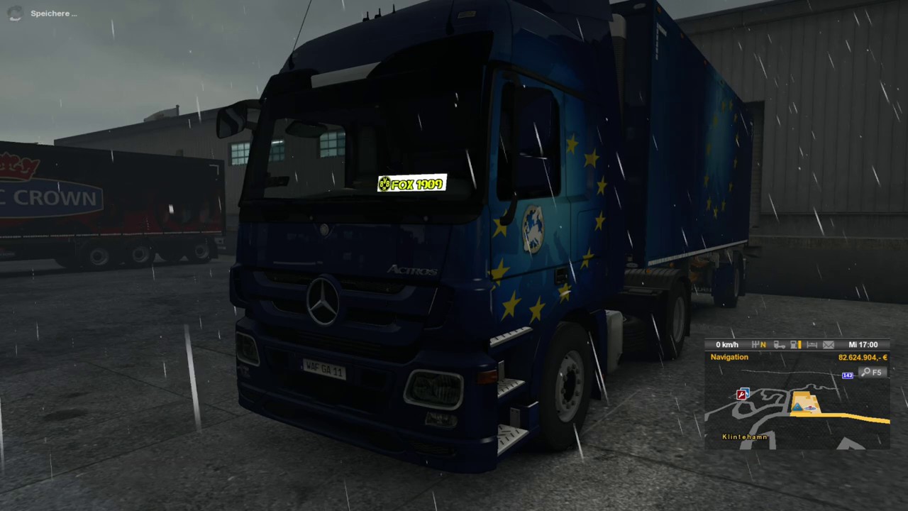 (ETS2 v 1.33) MERCEDES ACTROS REAL SOUND V5.0 by Oxygen, SCS - YouTube