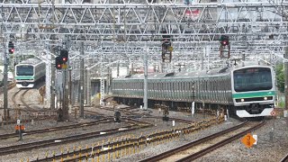 常磐線 金町駅でE231系、E531系、E657系を撮影