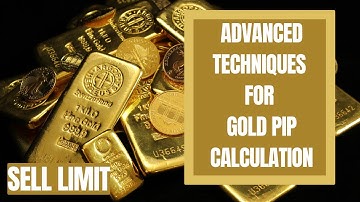 How to Calculate Pips on XAU/USD (GOLD) // Advanced Techniques for Gold Pip Calculation (SELL LIMIT)