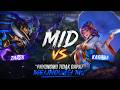 Gameplay Zhask mid vs kagura