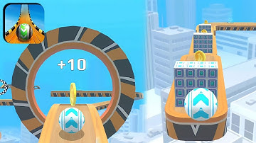 New Sky Rolling balls  MAX LEVEL - Gameplay - Part 11 ( Android & IOS GamePlays )