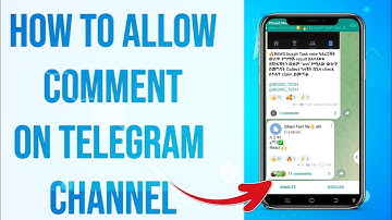 How to allow comments on telegram channel #telegram #telegramchannel