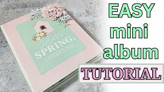 Easy mini album project share and tutorial