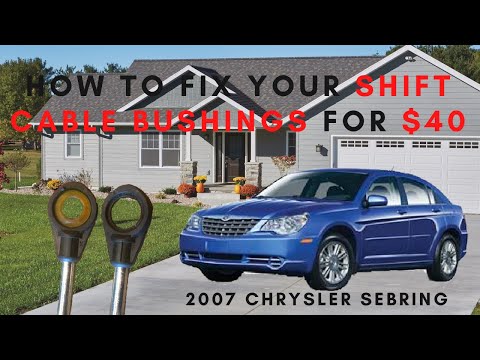 2007 Chrysler Sebring Shift Cable Bushings Replacement | HOW TO | TUTORIAL
