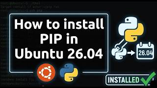 How to install PIP in Ubuntu 26.04