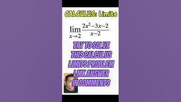 Can you solve this calculus limits problem?#calculus #limits #calc #apcalc #apcalculus