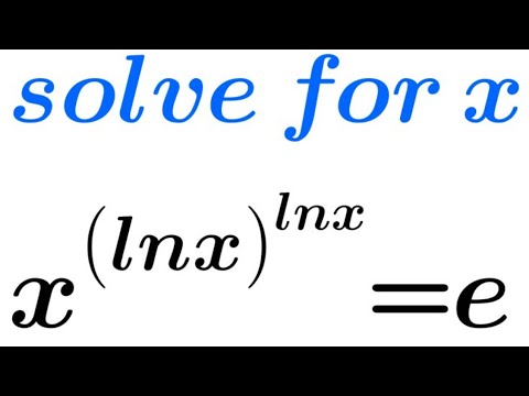A lot of students got stuck on this OLYMPIAD NATURAL LOGARITHMIC EQUATION,,,,be careful