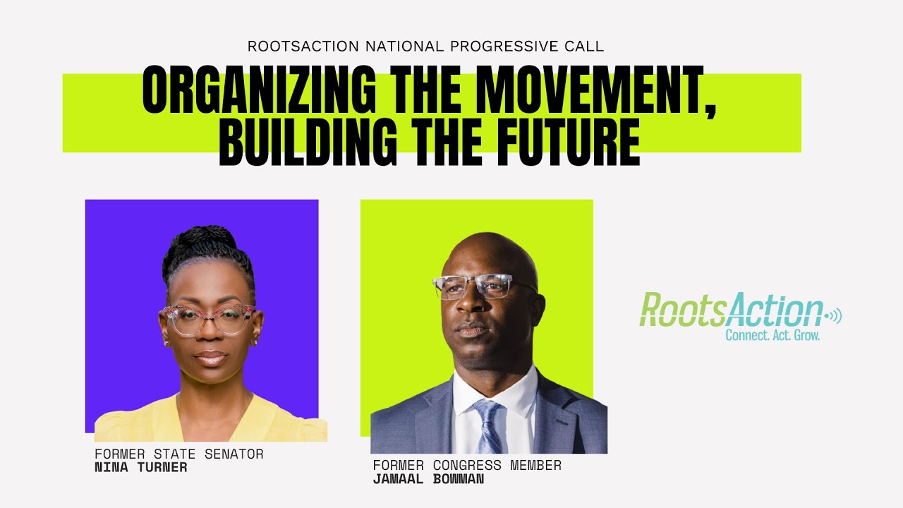 National Progressive Call: "Organizing the Movement, Building the Future."