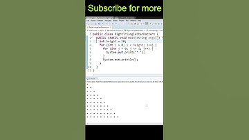 Java Right Triangle Star Pattern Program #shorts