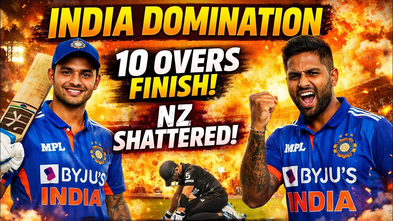 IND vs NZ 3rd T20I: India Crush New Zealand in 10 Overs | Abhishek Sharma Storm 🔥