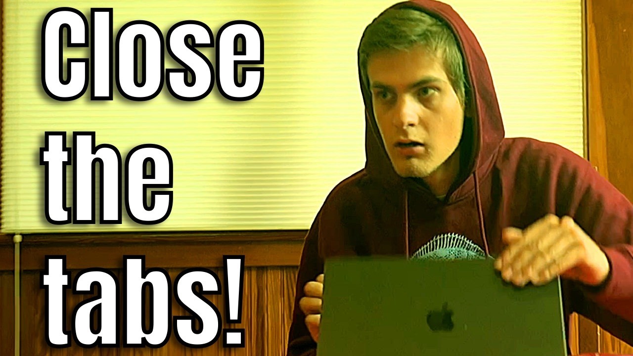 How People Close Computers in Movies