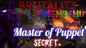 Master of Puppet Brutality & Friendship MK Mobile | Darkest Night Noob Saibot