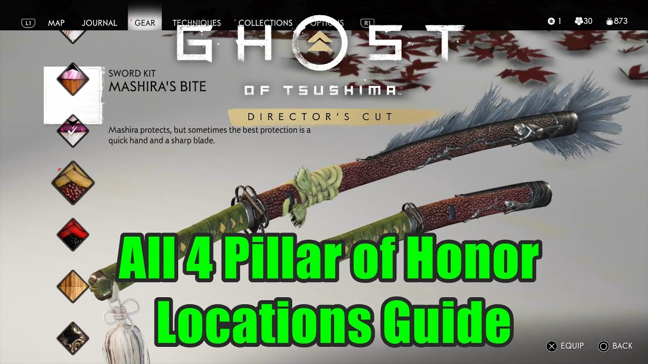 All Pillar of Honor Locations Guide Ghost of Tsushima Directer's Cut