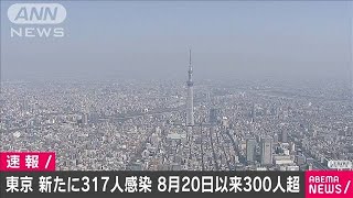 東京の新規感染者317人　300人超は8月20日以来(2020年11月11日)