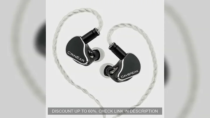 CrinEar Daybreak In-Ear Headphones 1DD+2BA+2MPT (Micro-planar Tweeters)  Driver with Fully-Filled Re