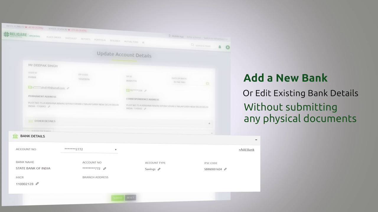 e-PCR on Dynami and Religare Online
