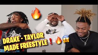 DRAKE WENT BACK TO BACK!! DRAKE - TAYLOR MADE FREESTYLE!! (REACTION)