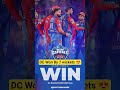 Dc vs Lnk ipl l Dc won by 6 wickets by Lnk #short #ipl