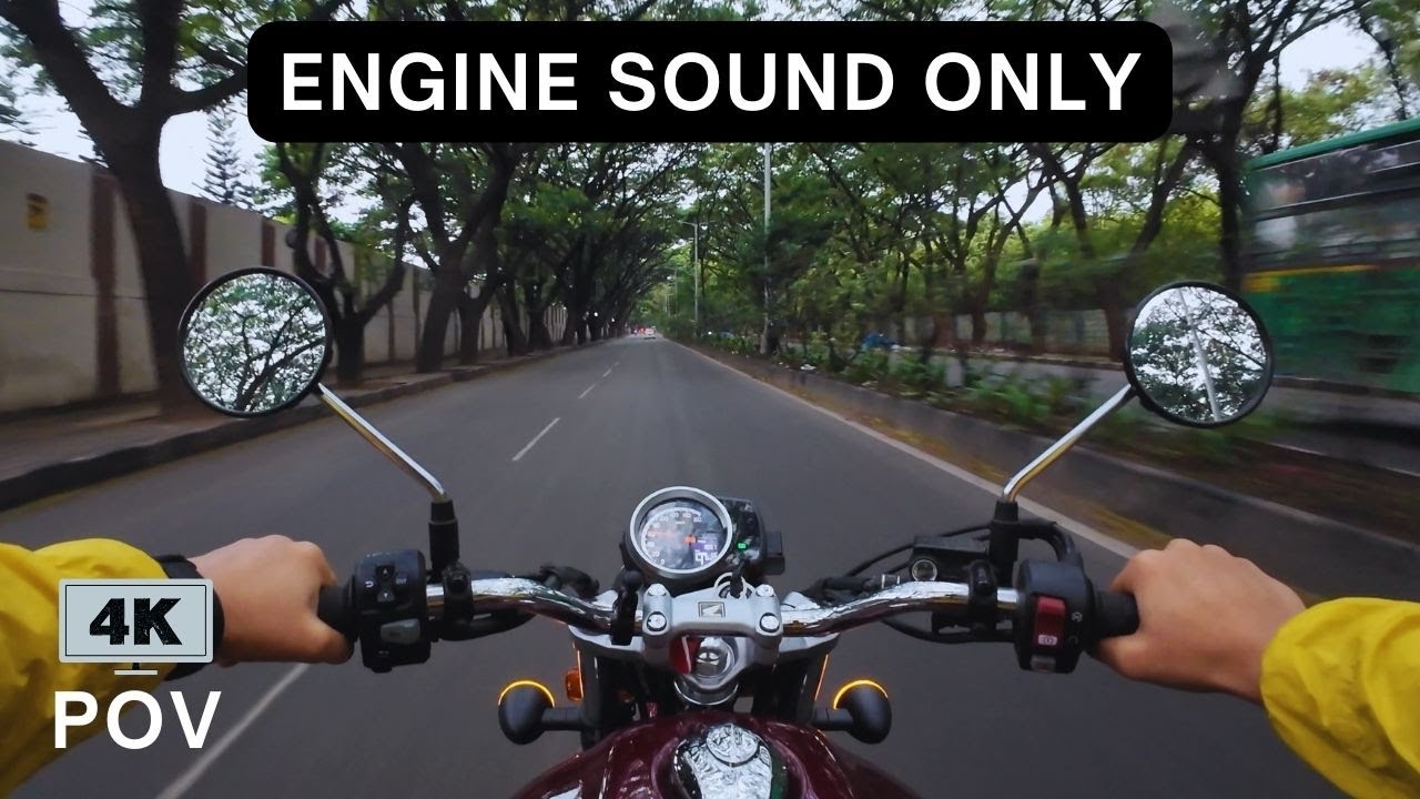 MORNING Rain RIDE | Honda H'ness CB350 | Bangalore