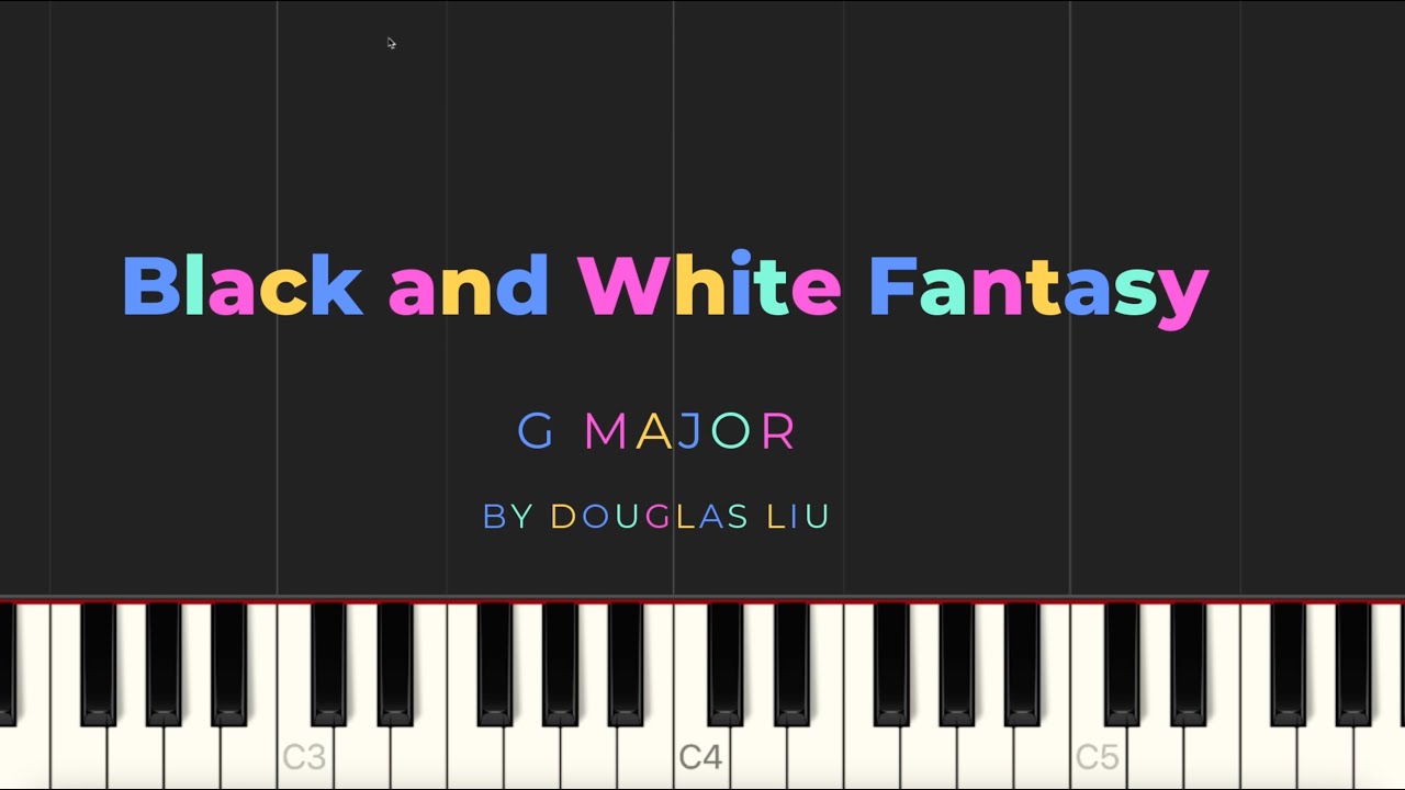 Black and White Fantasy | Original Piano – Douglas Mozart