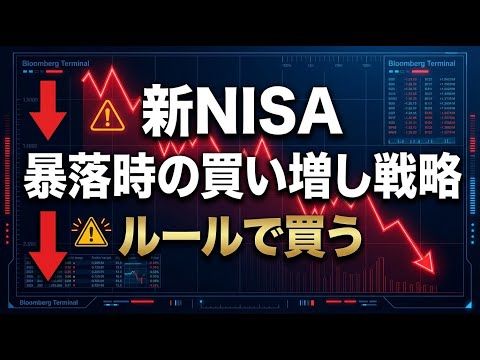【新NISA暴落対策】プロが教える買い増し戦略｜VIX30超えで資産2倍⁉リーマン級暴落も怖くない5ステップ投資法