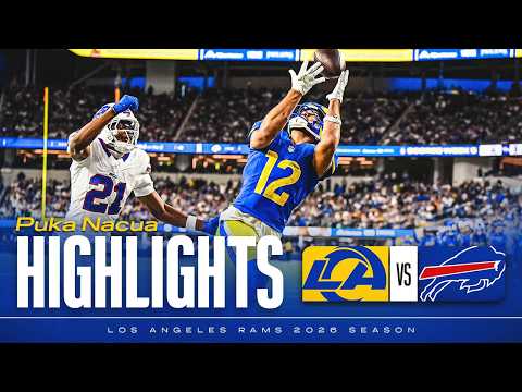 Puka Nacua's Top Plays From 147-Yard Game vs. Bills on Monday Night Football