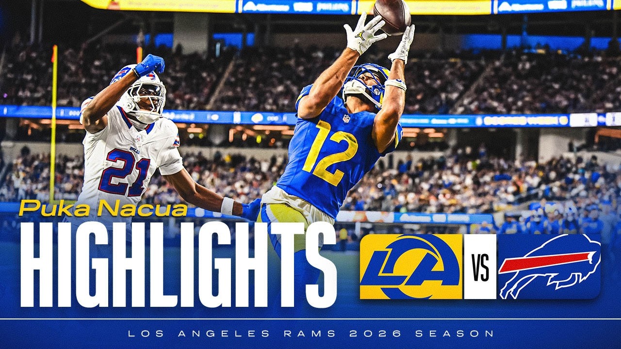 Puka Nacua's Top Plays From 147-Yard Game vs. Bills on Monday Night Football
