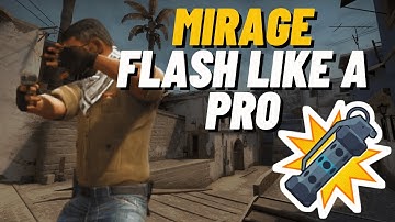 CSGO Best Self Pop Flashes on Mirage
