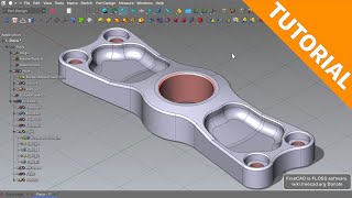 Tutorial; Multisolid as a way of modelling complex shapes in FreeCAD LinkStage3 dev. branch.