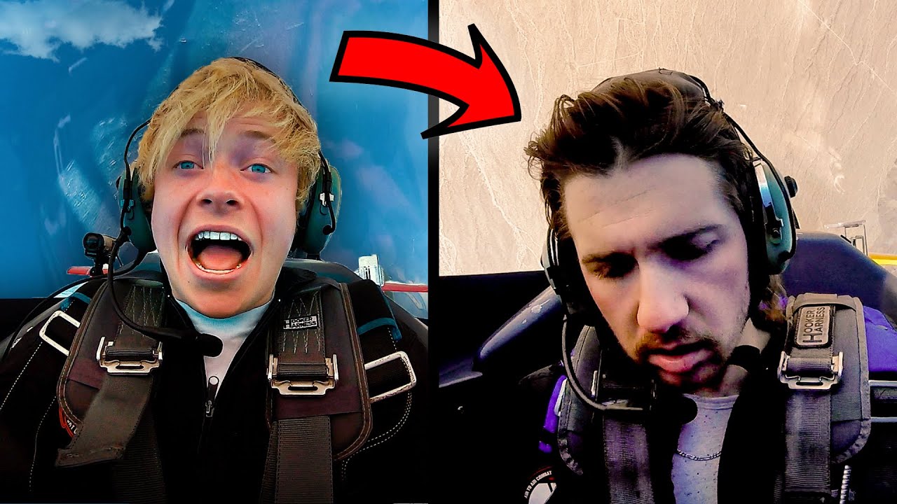 Мы ОТКЛЮЧИЛИСЬ во время выполнения трюковых самолетов..