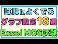 MOS エクセル｜試験によくでるグラフ設定18選! / Excel初心者解説・MOS試験対策講座