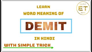 Celebrity Demit meaning in Hindi in detail// Edutech World Net Worth