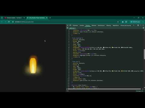 Ultra Realistic Flame Animation using Pure CSS & JavaScript | Fire Effect for Hero Backgrounds