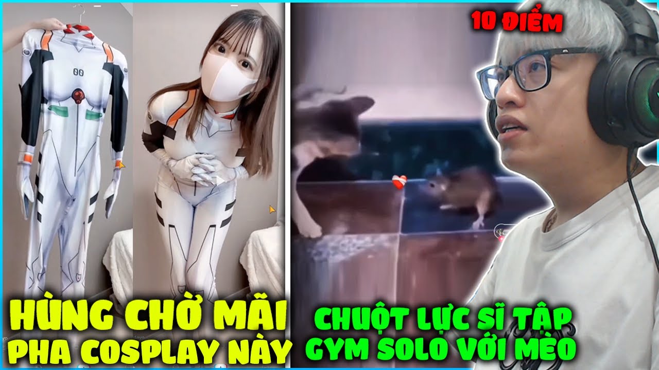 HÙNG CHỜ CHỊ COSPLAY BỘ NÀY LÂU LẮM RỒI VÀ CHUỘT LỰC SĨ VUA LÌ ĐÒN | HÙNG AKIRA REACTION TIK TOK