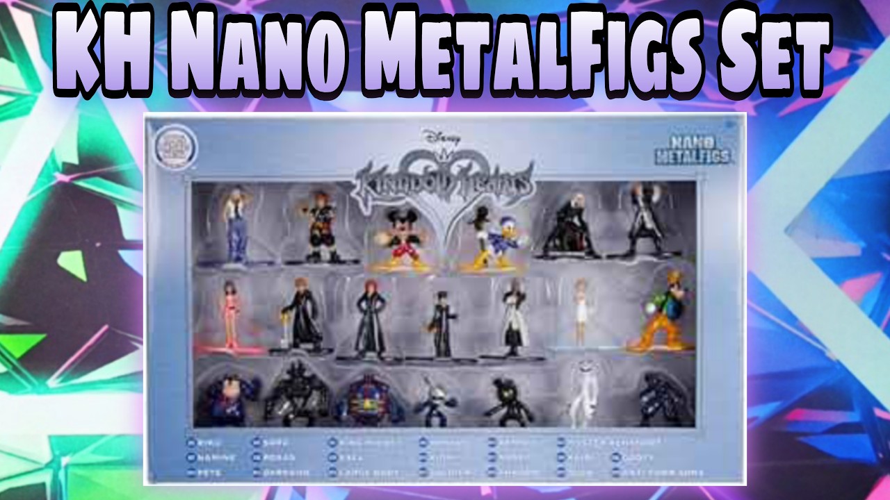 キングダムハーツ　ナノ　メタルフィギュア Kingdom Hearts Nano MetalFigs Set! - YouTube