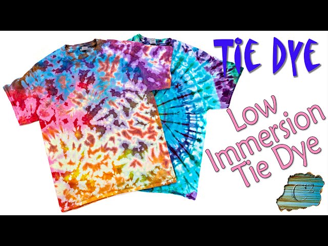 Tie Dye Kit, The Low Water Immersion Method