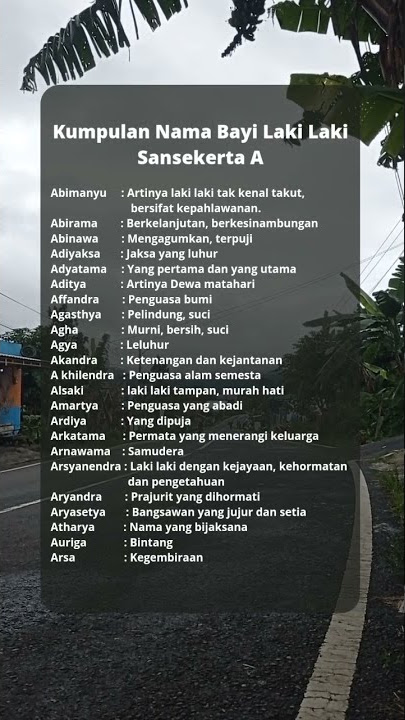 nama bayi laki-laki sansekerta#shorts