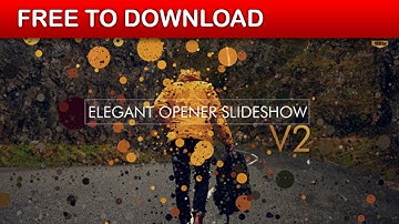 Elegant Opener I Slideshow V2 | After Effects Template | Free Download