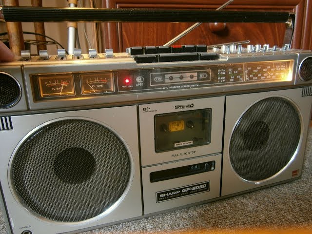 SHARP GF 9090 Radio Cassette Boombox Demo - YouTube