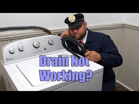 Whirlpool Washer Won&#039;t Drain - How to Drain the Washer, Diagnose and Fix